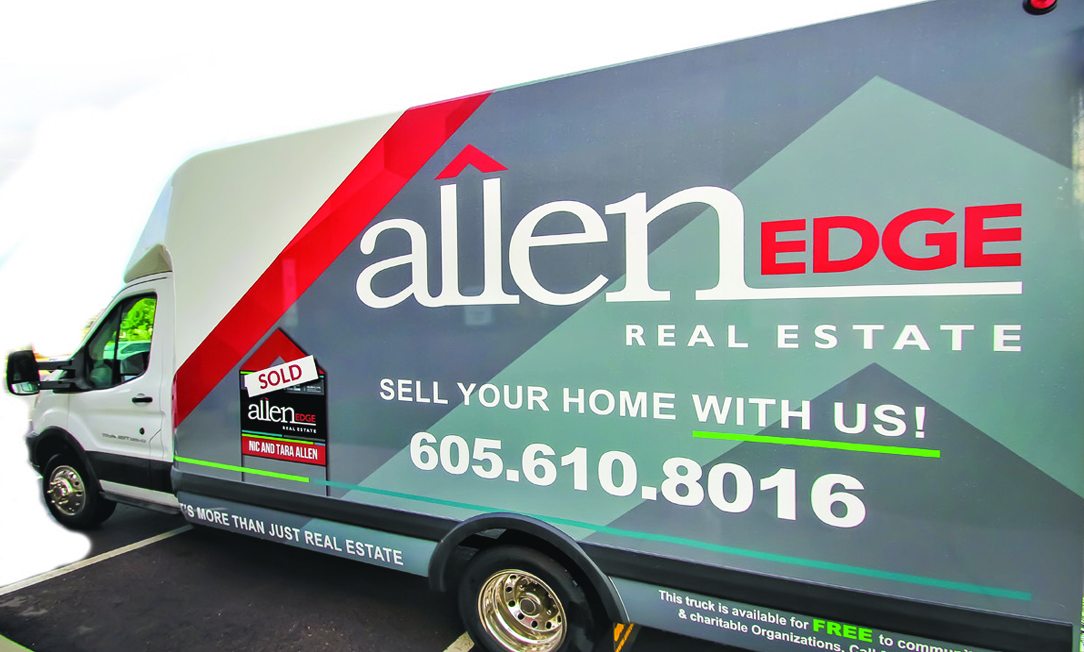 Allen Edge Real Estate moving truck